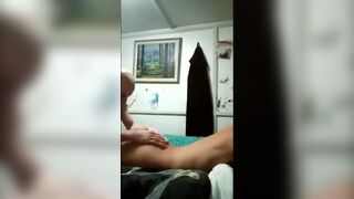 EATING the FUCK out of my HUSBANDS TIGHT HOLE ...TWINK - 15 image