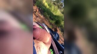 Farmer Jacks off in Nature