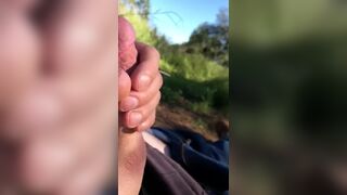 Farmer Jacks off in Nature - 9 image