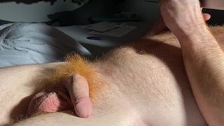 Watching Porn. Watch it Grow. Cum on my Hairy Body - 1 image