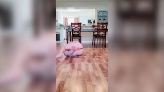 Showing beautiful feet and Dad bod