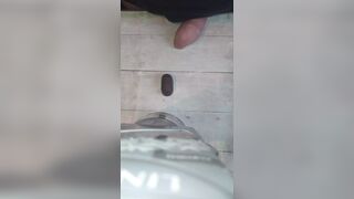 Thats it! Homemade chocolate with cock juice coating.