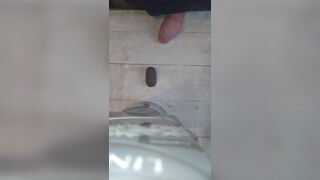 Thats it! Homemade chocolate with cock juice coating.