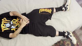 Verbal Aggressive Dom / Blowjob Roleplay / Feet Showoff - SexySaggerYo