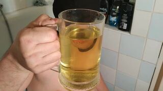 Ultra hard gagging throat fuck a piss drinking slave