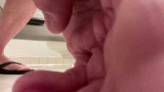 PISSING IN DIFFERENT KINKY POSES WHILE MASTURBATING AND SPREADING MY ASS OPEN - 3 image