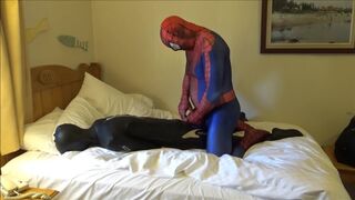spiderman fucks and cums on his orca dummy - 12 image