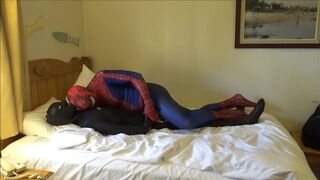 spiderman fucks and cums on his orca dummy - 8 image