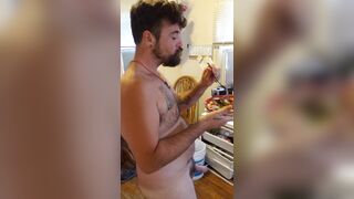Naked salad toss: eating and hanging out with my dogs - 5 image