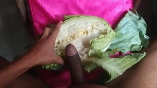 Cabbage With My Horny Big Black Cock And Balls For Dirty Desire Part-1 - 2 image