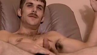 Sexy amateur jock whips out his big cock for hot wanking - 5 image