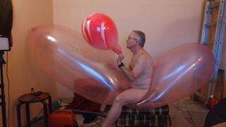 Balloonbanger 83) Ride Hump Pop Giant Blimp Balloon! - 11 image