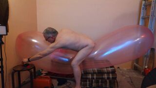 Balloonbanger 83) Ride Hump Pop Giant Blimp Balloon!