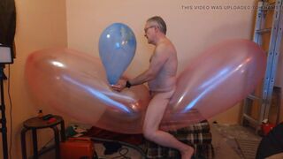 Balloonbanger 83) Ride Hump Pop Giant Blimp Balloon!