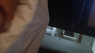 Wanking in france while watching world cup.