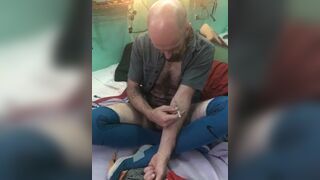 Slammen smoking stroking poppin