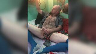 Slammen smoking stroking poppin