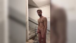 German boy Public outdoor self facial cum piss swallow naked muscle small dick big cock inexperienced straight fit masturbation - 10 image