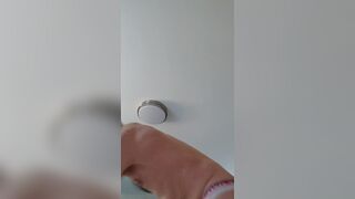 WEBSLUT RECORDING HIMSELF WEARING WOMENS UNDERWEAR WITH AN ENORMOUS COCK IS HIS BUTT - 8 image