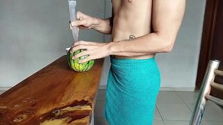 Fucking with a watermelon #1 - 2 image
