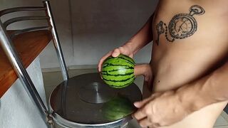 Fucking with a watermelon #1 - 7 image