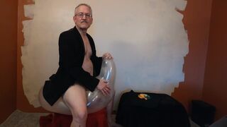 Balloonbanger 80) Slow Blow, Jerk and Pop Used Tuf-Tex 24 inch Balloon