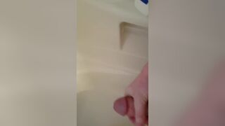 Jerked off in Shower till I Cum, while my GF was on Phone Talking to her Bestfriend - 2 image