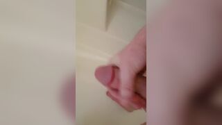 Jerked off in Shower till I Cum, while my GF was on Phone Talking to her Bestfriend - 3 image
