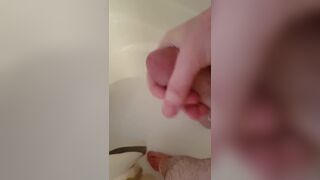 Jerked off in Shower till I Cum, while my GF was on Phone Talking to her Bestfriend - 5 image