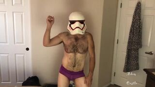 Stormtrooper does Female Panty Striptease - 1 image