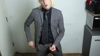 Its been a Fantasy of mine to make a Suit Porn with my Cock out