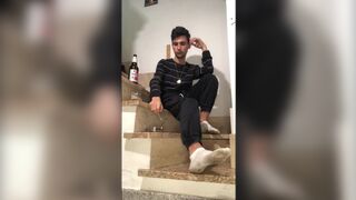 My first Fetish Video - Verbal Smoking and Spit (feet Video)