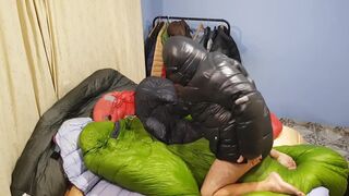Cum my Sleepingbag down