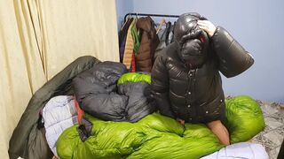 Cum my Sleepingbag down