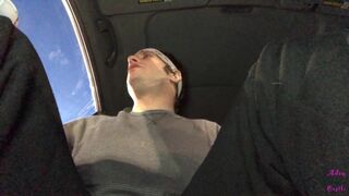 Dude Doms Sissy with Burps in Car POV - 2 image