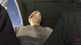 Dude Doms Sissy with Burps in Car POV - 3 image