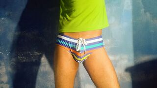 Gay Underwear Show of Sri Lankan Skinny Twink Boy, Asian Gay Boy Underwear Show, Sri Lanka - 1 image