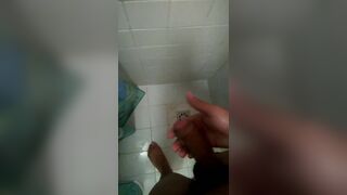 Young Man Masturbates in the Bathroom with Soap while there are People in my House