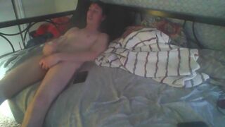 Just Jacking off and Playing with the Neighbor