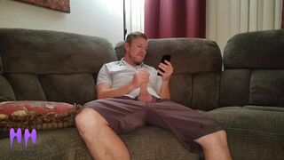 Step Bro Finds Nerdy Sisters Phone And  Cums To Her Nudes-PV - 3 image