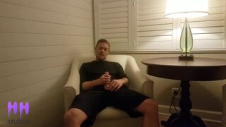 Pervy Step Son Jacks Off To Mama Whilst That Babe Showers With The Door Open - 1 image