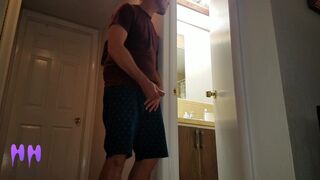 Sneaky Step Son Spies On Mommys Exposed Wet Crack