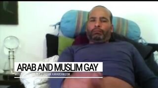 Arab gay Libyan dad soldier: giant, brown, wet penis - 1 image
