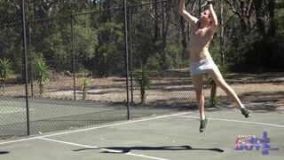 Nick Acquires Completely Bare In Public In Australian and Shows Us What This Chabs Got