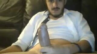 Hot Latin Str8 Guy with Huge Cock and Big Cum Explosion #37 - 2 image