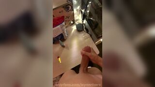 Hung Shaggy Haired Twink Jerks off