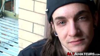 Alternative alternative dilettante Kade solo jerking off and stuffing sextoy