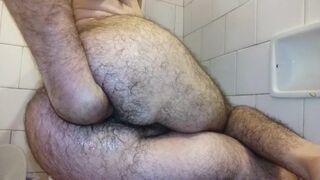 Sluggishly my corpulent and shaggy booty swallows my hand - 2 image