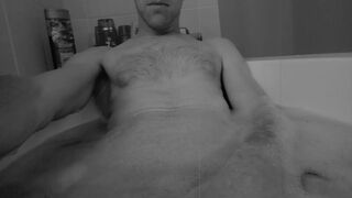 Soaping up my limber jock in the bathroom - 1 image