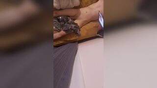 Part two dude cums the couch!